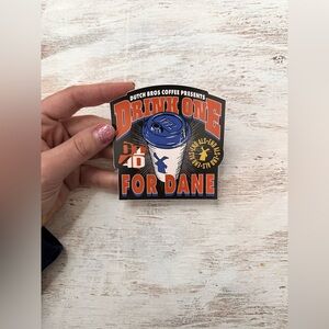 DB Sticker Drink one for Dane